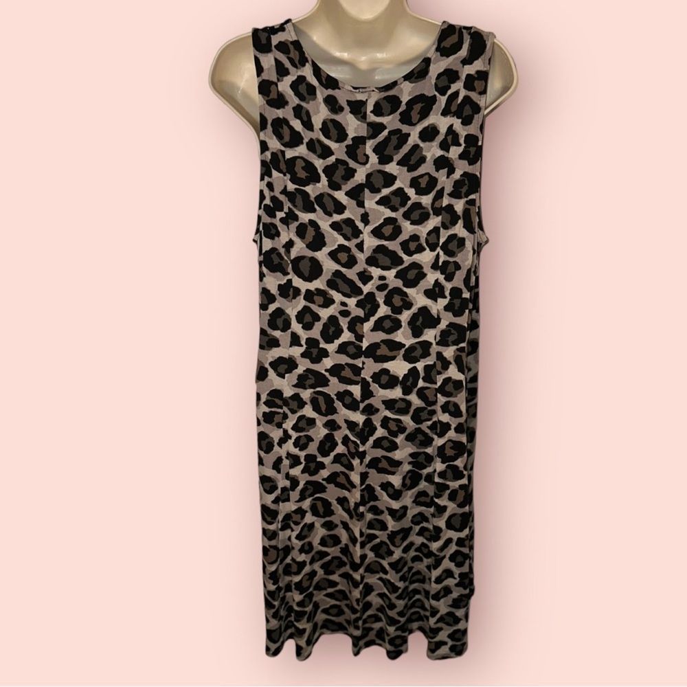 NWT Premise (XL) 🥳 2/$15 OR 3/$20 🥳 Brand New Neutral Cheetah Print Dress - Picture 4 of 6